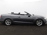 USED 2017 67 AUDI A5 CABRIOLET 2.0 TFSI S line Convertible 2dr Petrol S Tronic quattro Euro 6 (s/s) (252 ps) PARK SYSTEM+ | KEYLESS GO