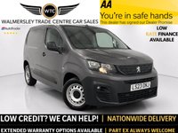 USED 2023 23 PEUGEOT PARTNER 1.5 BlueHDi 1000 Professional Premium + Standard Panel Van 5dr Diesel EAT8 SWB Euro 6 (s/s) (130 bhp) 
