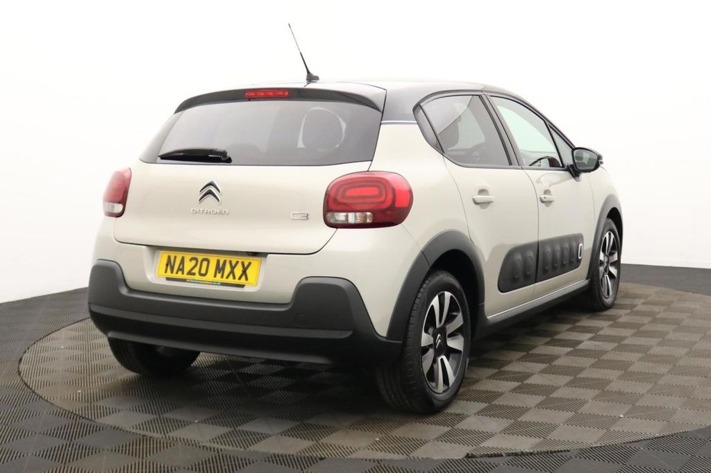USED 2020 20 CITROEN C3 1.2 PureTech Flair Plus Hatchback 5dr Petrol EAT6 Euro 6 (s/s) (110 ps) Car Play, 16" Alloys, Camera