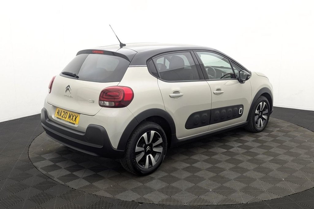 USED 2020 20 CITROEN C3 1.2 PureTech Flair Plus Hatchback 5dr Petrol EAT6 Euro 6 (s/s) (110 ps) Car Play, 16" Alloys, Camera