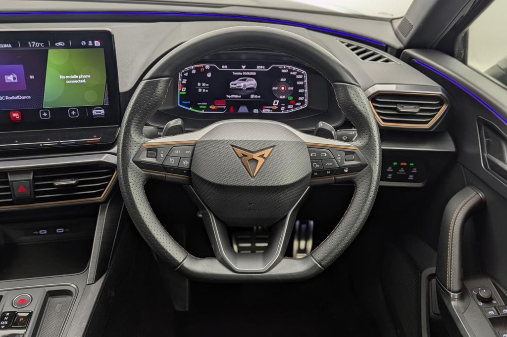 USED 2023 73 CUPRA LEON 1.4 eHybrid 12.8kWh VZ2 Hatchback 5dr Petrol Plug-in Hybrid DSG Euro 6 (s/s) (245 ps) Car Play, Keyless, Rear Camera