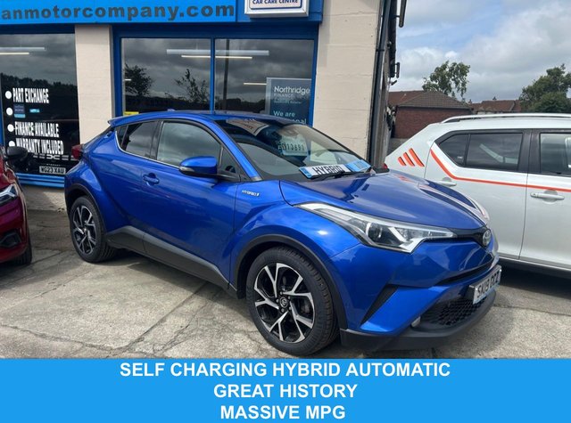 View our Toyota C-HR 1.8 VVT-h Design SUV 5dr Petrol Hybrid CVT Euro 6 (s/s) (122 ps)