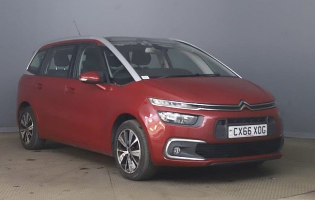 2016 66 CITROEN GRAND C4 PICASSO 1.6 BlueHDi Feel MPV 5dr Diesel Manual Euro 6 (s/s) (120 ps) 7 Seats, 11 Service stamps, MOT July 2027