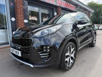 USED 2017 17 KIA SPORTAGE 2.0 CRDi GT-Line SUV 5dr Diesel Manual AWD Euro 6 (134 bhp) LEATHER~NAV~BLUETOOTH~CAMERAS~DAB