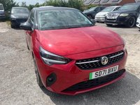 USED 2021 71 VAUXHALL Corsa Electric 50kWh Elite Nav Premium Auto 5dr (7.4Kw Charger) 2 KEYS|1 P/OWNER|RECENT SERV