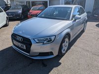 USED 2018 68 AUDI A3 1.6 TDI 30 SE Technik Sportback 5dr Diesel Manual Euro 6 (s/s) (116 ps) EURO 6 ULEZ COMPLIANT .