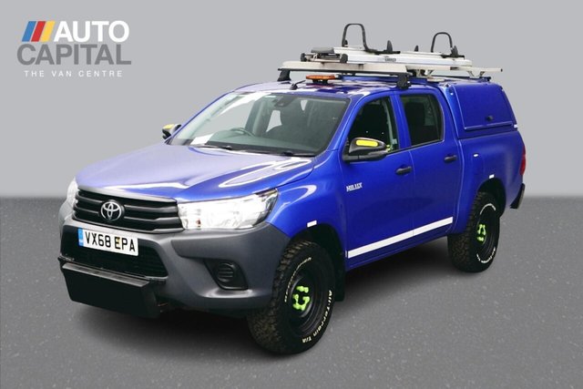 View our Toyota Hilux 2.4 D-4D Active Pickup Extended Cab (3.5t) 4WD 150 BHP Euro 6 ULEZ Compliant