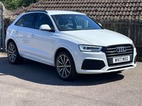USED 2017 17 AUDI Q3 2.0 TDI S line Plus SUV 5dr Diesel Manual quattro Euro 6 (s/s) (184 ps) 