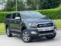 USED 2018 18 FORD RANGER 2.2 TDCi Limited Pickup Double Cab 4dr Diesel Durashift 4WD Euro 5 (150 ps) ** NO VAT **  CANOPY **  BLUETOOTH