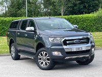 USED 2018 18 FORD RANGER 2.2 TDCi Limited Pickup Double Cab 4dr Diesel Durashift 4WD Euro 5 (150 ps) ** NO VAT **  CANOPY **  BLUETOOTH