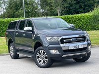 USED 2018 18 FORD RANGER 2.2 TDCi Limited Pickup Double Cab 4dr Diesel Durashift 4WD Euro 5 (150 ps) ** NO VAT **  CANOPY **  BLUETOOTH