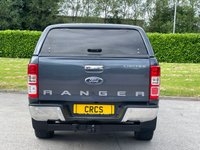 USED 2018 18 FORD RANGER 2.2 TDCi Limited Pickup Double Cab 4dr Diesel Durashift 4WD Euro 5 (150 ps) ** NO VAT **  CANOPY **  BLUETOOTH