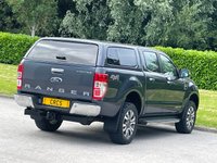 USED 2018 18 FORD RANGER 2.2 TDCi Limited Pickup Double Cab 4dr Diesel Durashift 4WD Euro 5 (150 ps) ** NO VAT **  CANOPY **  BLUETOOTH