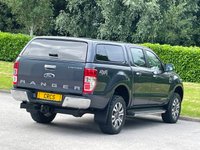 USED 2018 18 FORD RANGER 2.2 TDCi Limited Pickup Double Cab 4dr Diesel Durashift 4WD Euro 5 (150 ps) ** NO VAT **  CANOPY **  BLUETOOTH