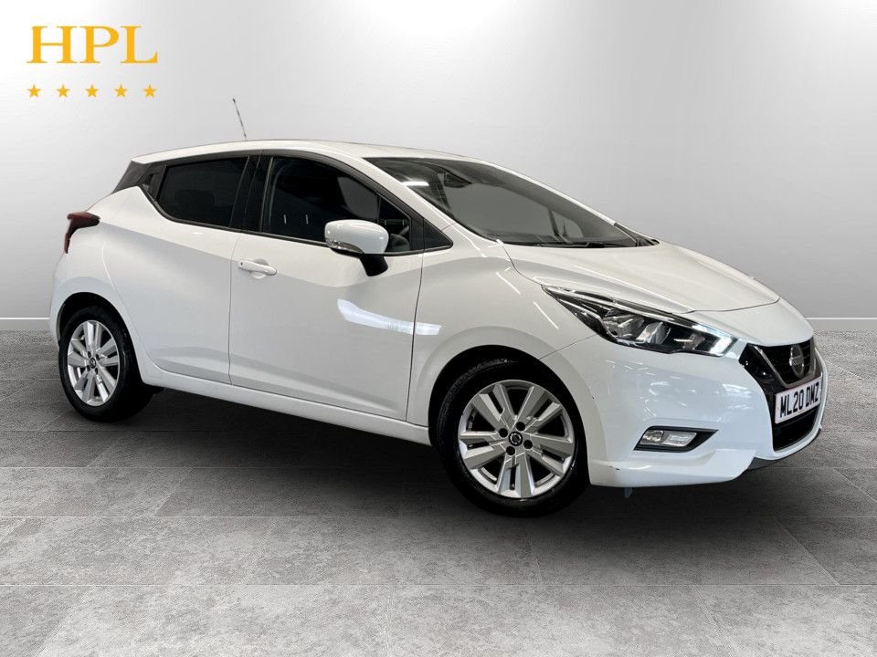 White 2020 Nissan Micra Hatchback Front-wheel drive Automatic