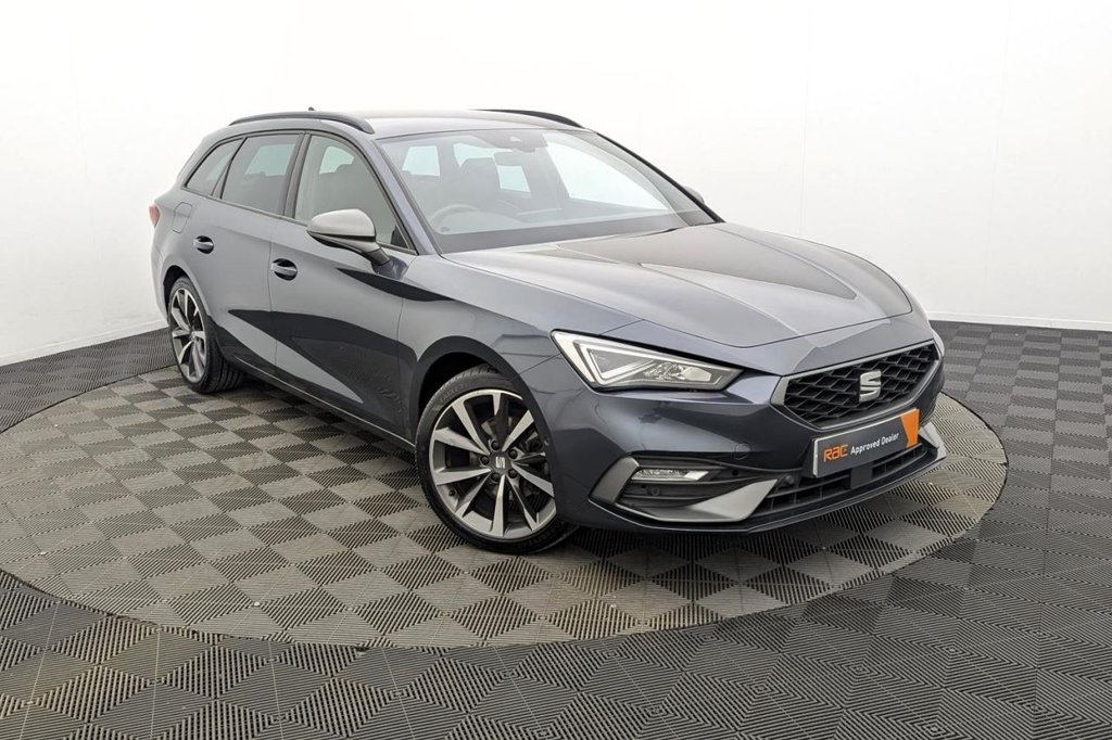 USED 2023 73 SEAT LEON 1.5 TSI EVO FR Sport Estate 5dr Petrol Manual Euro 6 (s/s) (130 ps) Car Play, Sat Nav, Sensors