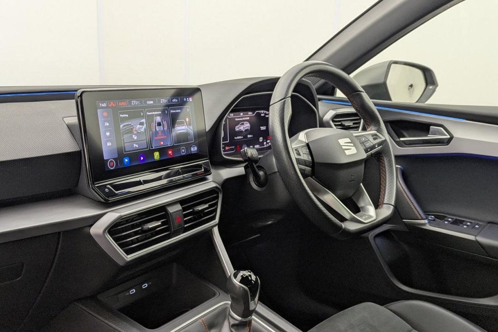 USED 2023 73 SEAT LEON 1.5 TSI EVO FR Sport Estate 5dr Petrol Manual Euro 6 (s/s) (130 ps) Car Play, Sat Nav, Sensors