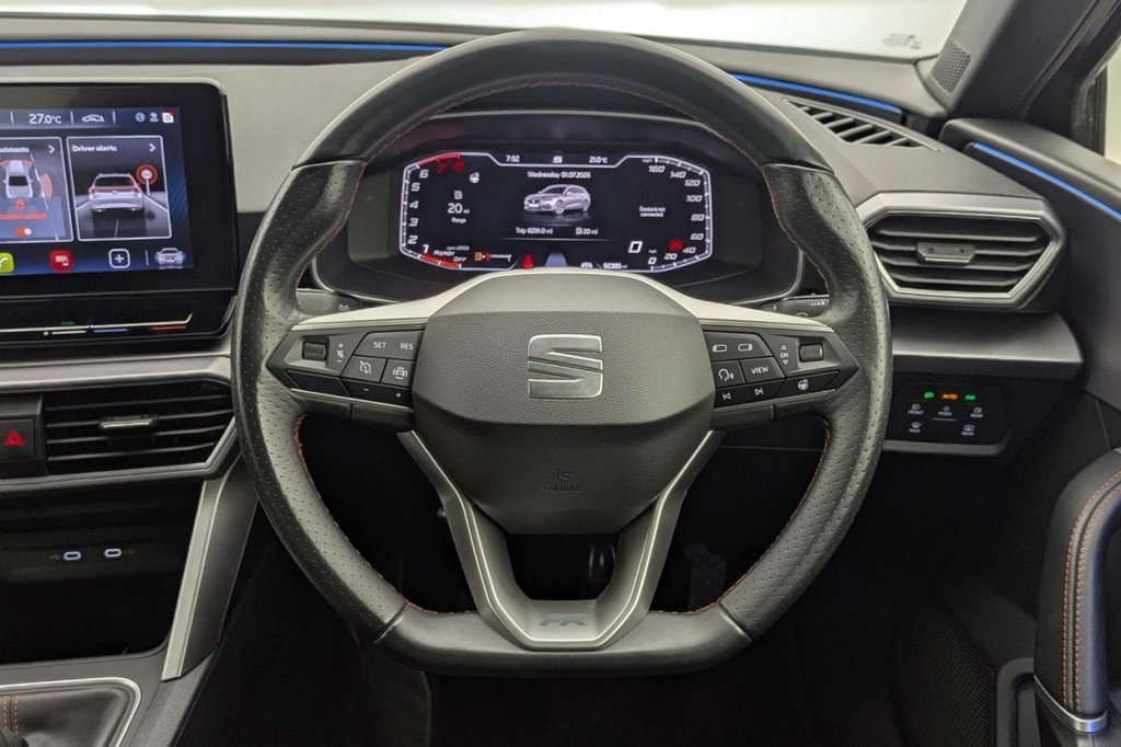 USED 2023 73 SEAT LEON 1.5 TSI EVO FR Sport Estate 5dr Petrol Manual Euro 6 (s/s) (130 ps) Car Play, Sat Nav, Sensors
