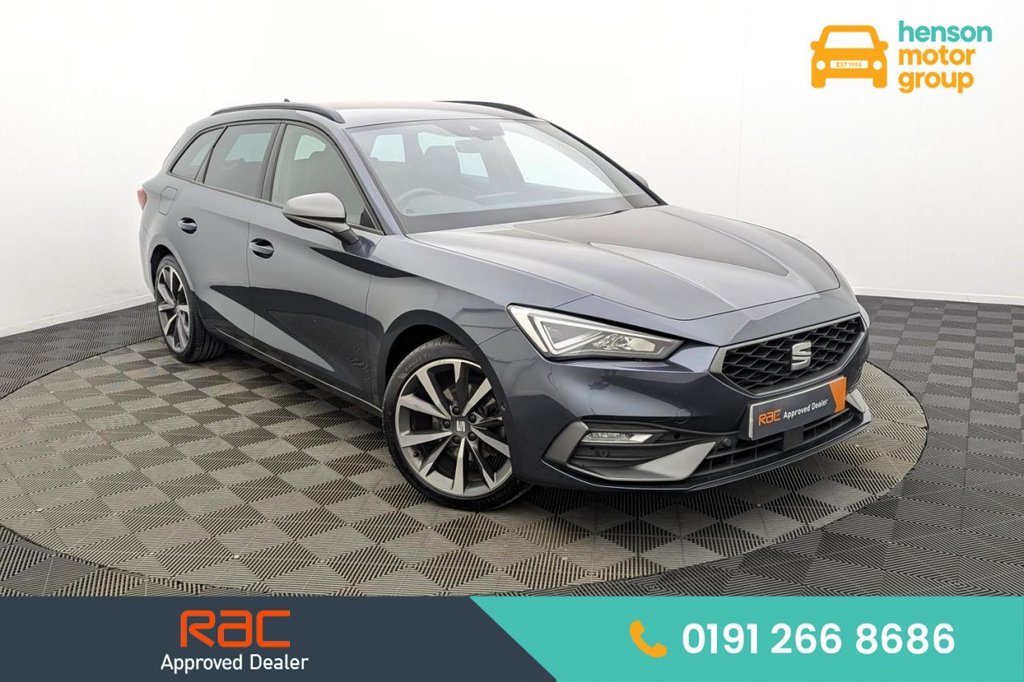 USED 2023 73 SEAT LEON 1.5 TSI EVO FR Sport Estate 5dr Petrol Manual Euro 6 (s/s) (130 ps) Car Play, Sat Nav, Sensors