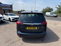 USED 2017 17 VAUXHALL ZAFIRA TOURER 1.4i Turbo SRi Euro 6 5dr S/history, cruise,P/sensors