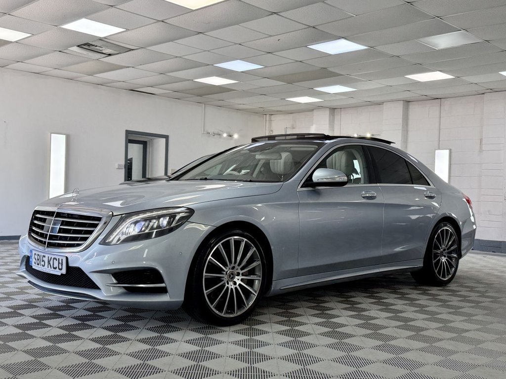 USED 2015 15 MERCEDES-BENZ S CLASS 3.0 S350 V6 BlueTEC AMG Line Saloon 4dr Diesel G-Tronic+ Euro 6 (s/s) (258 ps) 