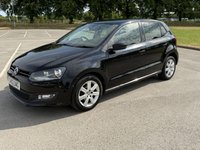 USED 2012 12 VOLKSWAGEN POLO 1.2 Match Hatchback 5dr Petrol Manual Euro 5 (60 ps) 12m MOT INCLUDED, LOW MILEAGE