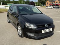 USED 2012 12 VOLKSWAGEN POLO 1.2 Match Hatchback 5dr Petrol Manual Euro 5 (60 ps) 12m MOT INCLUDED, LOW MILEAGE