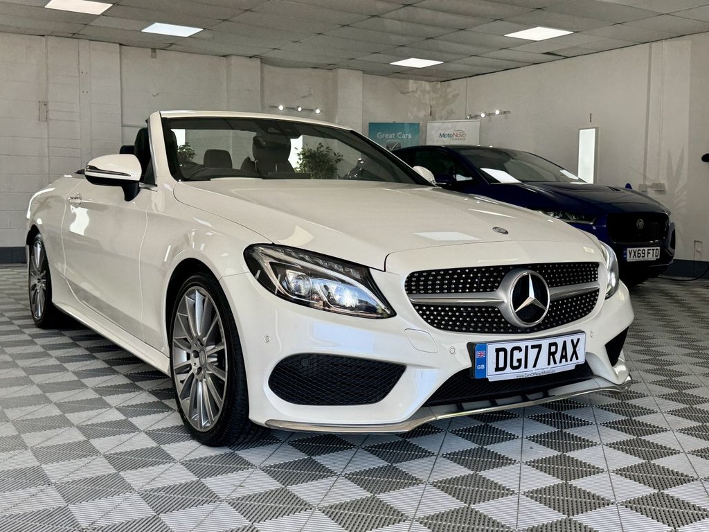 USED 2017 17 MERCEDES-BENZ C CLASS 2.1 C250d AMG Line (Premium Plus) Cabriolet 2dr Diesel G-Tronic+ Euro 6 (s/s) (204 ps) 
