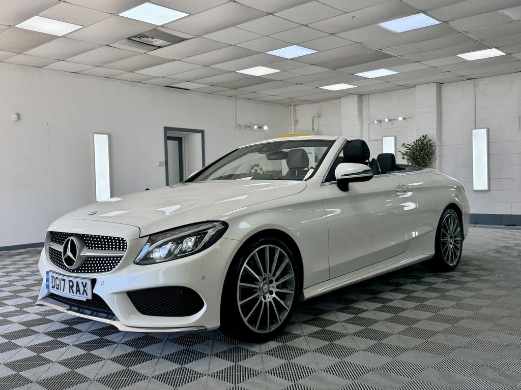 USED 2017 17 MERCEDES-BENZ C CLASS 2.1 C250d AMG Line (Premium Plus) Cabriolet 2dr Diesel G-Tronic+ Euro 6 (s/s) (204 ps) 