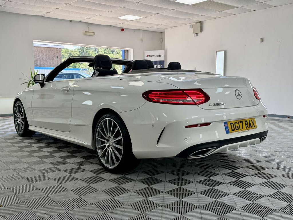 USED 2017 17 MERCEDES-BENZ C CLASS 2.1 C250d AMG Line (Premium Plus) Cabriolet 2dr Diesel G-Tronic+ Euro 6 (s/s) (204 ps) 