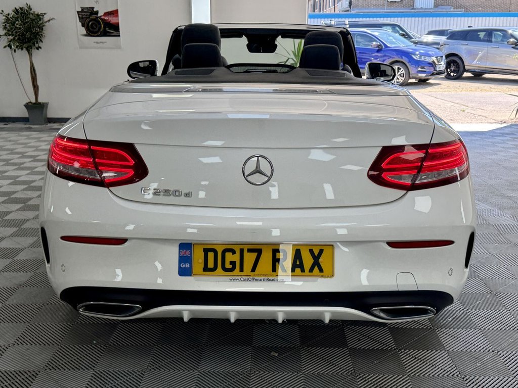 USED 2017 17 MERCEDES-BENZ C CLASS 2.1 C250d AMG Line (Premium Plus) Cabriolet 2dr Diesel G-Tronic+ Euro 6 (s/s) (204 ps) 