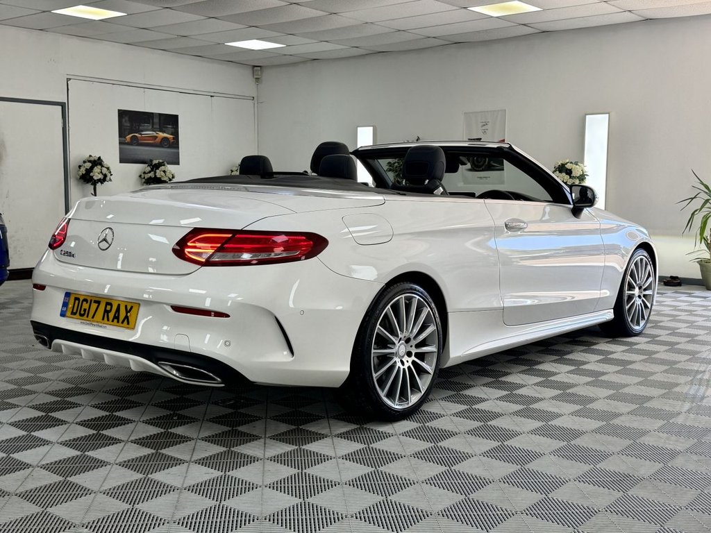 USED 2017 17 MERCEDES-BENZ C CLASS 2.1 C250d AMG Line (Premium Plus) Cabriolet 2dr Diesel G-Tronic+ Euro 6 (s/s) (204 ps) 