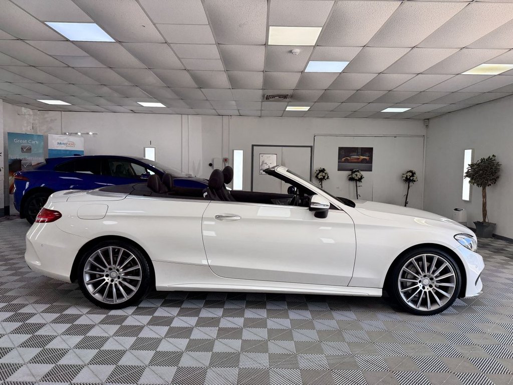USED 2017 17 MERCEDES-BENZ C CLASS 2.1 C250d AMG Line (Premium Plus) Cabriolet 2dr Diesel G-Tronic+ Euro 6 (s/s) (204 ps) 
