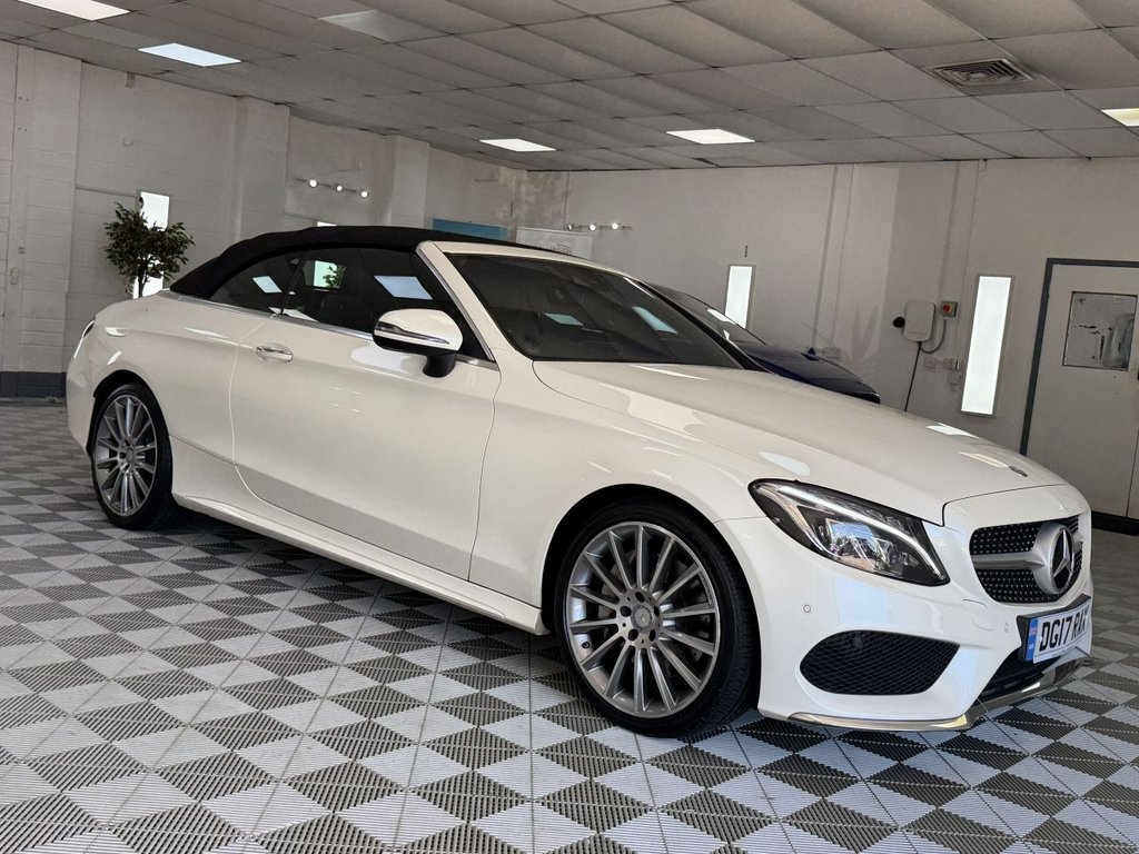 USED 2017 17 MERCEDES-BENZ C CLASS 2.1 C250d AMG Line (Premium Plus) Cabriolet 2dr Diesel G-Tronic+ Euro 6 (s/s) (204 ps) 