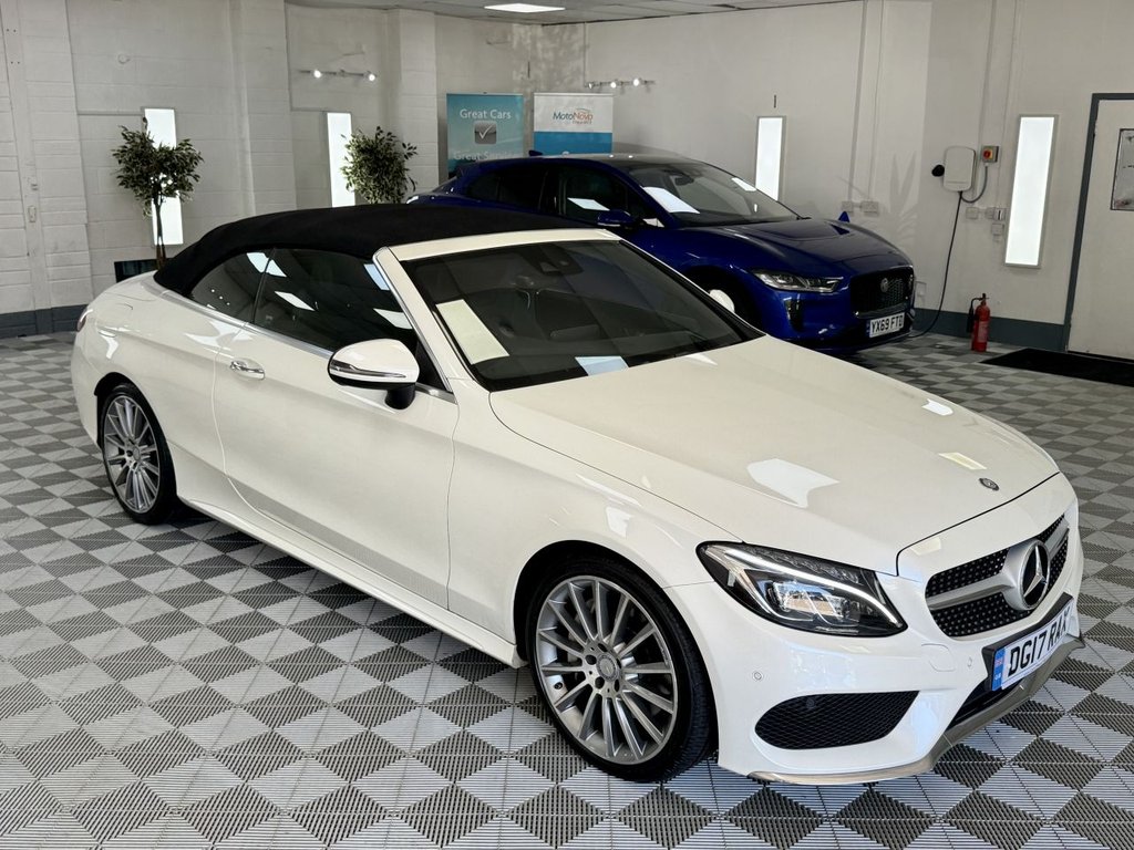 USED 2017 17 MERCEDES-BENZ C CLASS 2.1 C250d AMG Line (Premium Plus) Cabriolet 2dr Diesel G-Tronic+ Euro 6 (s/s) (204 ps) 