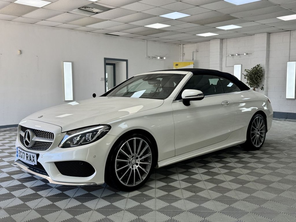 USED 2017 17 MERCEDES-BENZ C CLASS 2.1 C250d AMG Line (Premium Plus) Cabriolet 2dr Diesel G-Tronic+ Euro 6 (s/s) (204 ps) 