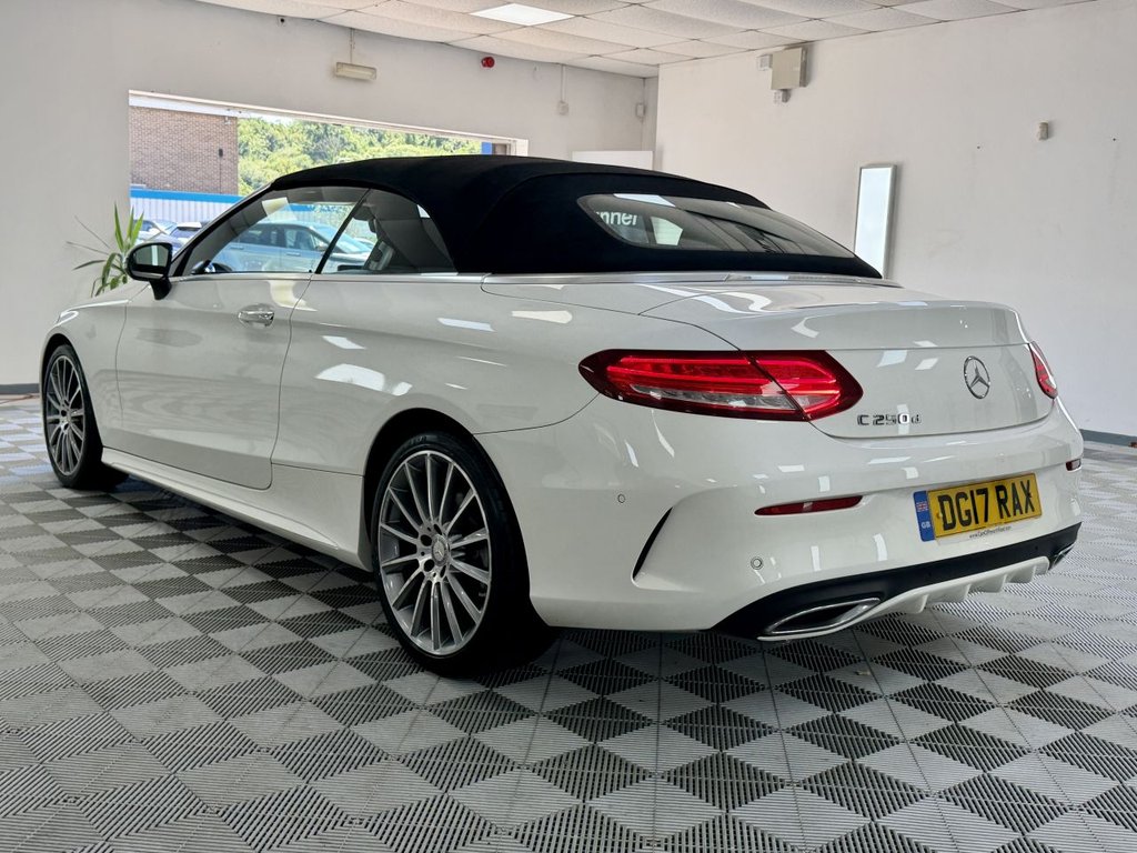 USED 2017 17 MERCEDES-BENZ C CLASS 2.1 C250d AMG Line (Premium Plus) Cabriolet 2dr Diesel G-Tronic+ Euro 6 (s/s) (204 ps) 