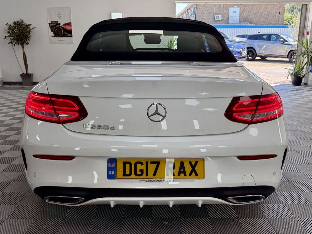 USED 2017 17 MERCEDES-BENZ C CLASS 2.1 C250d AMG Line (Premium Plus) Cabriolet 2dr Diesel G-Tronic+ Euro 6 (s/s) (204 ps) 