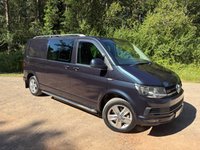 USED 2016 16 VOLKSWAGEN TRANSPORTER 2.0 BiTDI T32 BlueMotion Tech Highline Kombi Double Cab 5dr Diesel DSG 4Motion LWB Euro 5 (s/s) (180 ps) 1 owner from new - very rare vehicle NO VAT 4motion 4x4 DSG Automatic with Bluetooth, heated front seats, Towbar, Front & Rear Parking with Camera - FSH