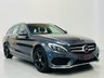 USED 2014 64 MERCEDES-BENZ C CLASS 2.1 C220 BlueTEC AMG Line Estate 5dr Diesel G-Tronic+ Euro 6 (s/s) (170 ps) Tenorite Grey | Black Leather | Reverse Camera | Heated Seats | Bluetooth Media | ULEZ OK