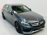USED 2014 64 MERCEDES-BENZ C CLASS 2.1 C220 BlueTEC AMG Line Estate 5dr Diesel G-Tronic+ Euro 6 (s/s) (170 ps) Tenorite Grey | Black Leather | Reverse Camera | Heated Seats | Bluetooth Media | ULEZ OK
