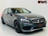 USED 2014 64 MERCEDES-BENZ C CLASS 2.1 C220 BlueTEC AMG Line Estate 5dr Diesel G-Tronic+ Euro 6 (s/s) (170 ps) Tenorite Grey | Black Leather | Reverse Camera | Heated Seats | Bluetooth Media | ULEZ OK