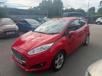 USED 2014 14 FORD FIESTA 1.25 Zetec Hatchback 3dr Petrol Manual Euro 5 (82 ps) SMALL ENGINE, CHEAP INSURANCE