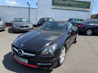 USED 2014 14 MERCEDES-BENZ SLK 2.1 SLK250 CDI AMG Sport Convertible 2dr Diesel G-Tronic+ Euro 5 (s/s) (204 ps) 12 SERVICES-LEATHER-SAT NAV-AUTOMATIC-1 FORMER KEEPER-B/TOOTH