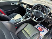 USED 2014 14 MERCEDES-BENZ SLK 2.1 SLK250 CDI AMG Sport Convertible 2dr Diesel G-Tronic+ Euro 5 (s/s) (204 ps) 12 SERVICES-LEATHER-SAT NAV-AUTOMATIC-1 FORMER KEEPER-B/TOOTH
