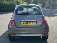 USED 2018 18 FIAT 500 1.2 Lounge Hatchback 3dr Petrol Manual Euro 6 (s/s) (69 bhp) ULEZ+SH+PANROOF+LOW MILES
