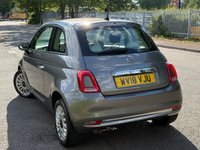 USED 2018 18 FIAT 500 1.2 Lounge Hatchback 3dr Petrol Manual Euro 6 (s/s) (69 bhp) ULEZ+SH+PANROOF+LOW MILES