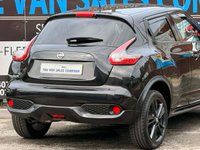 USED 2018 68 NISSAN JUKE 1.6 TEKNA (BOSE EDITION) SUV 5DR PETROL MANUAL EURO 6 (112 PS) NAV LOW RATE FINANCE AVAILABLE - LOW MILEAGE - 1 PREVIOUS OWNER - FULL FRANCHISED DEALER SERVICE HISTORY - 2 KEYS - HPI CHECK ALL CLEAR - ULEZ / LEZ / CAZ COMPLIANT - EURO 6 - STUNNING METTALIC BLACK PAINTWORK - TEKNA MODEL  - BOSE EDITION - SAT NAV - 360 VIEW REVERSE CAMERA -  DRIVE MODES - FULL LEATHER INTERIOR - HEATED SEATS - CRUISE CONTROL - AIR CONDITIONING - FOLDING MIRRORS - FINANCE AVAILABLE - ZERO DEPOSIT OFFERS - ALL VANS/CARS WELCOME IN PART-EXCHANGE, ANY AGE, ANY MILEAGE, ANY CONDITION