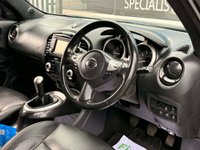 USED 2018 68 NISSAN JUKE 1.6 TEKNA (BOSE EDITION) SUV 5DR PETROL MANUAL EURO 6 (112 PS) NAV LOW RATE FINANCE AVAILABLE - LOW MILEAGE - 1 PREVIOUS OWNER - FULL FRANCHISED DEALER SERVICE HISTORY - 2 KEYS - HPI CHECK ALL CLEAR - ULEZ / LEZ / CAZ COMPLIANT - EURO 6 - STUNNING METTALIC BLACK PAINTWORK - TEKNA MODEL  - BOSE EDITION - SAT NAV - 360 VIEW REVERSE CAMERA -  DRIVE MODES - FULL LEATHER INTERIOR - HEATED SEATS - CRUISE CONTROL - AIR CONDITIONING - FOLDING MIRRORS - FINANCE AVAILABLE - ZERO DEPOSIT OFFERS - ALL VANS/CARS WELCOME IN PART-EXCHANGE, ANY AGE, ANY MILEAGE, ANY CONDITION