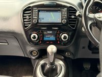 USED 2018 68 NISSAN JUKE 1.6 TEKNA (BOSE EDITION) SUV 5DR PETROL MANUAL EURO 6 (112 PS) NAV LOW RATE FINANCE AVAILABLE - LOW MILEAGE - 1 PREVIOUS OWNER - FULL FRANCHISED DEALER SERVICE HISTORY - 2 KEYS - HPI CHECK ALL CLEAR - ULEZ / LEZ / CAZ COMPLIANT - EURO 6 - STUNNING METTALIC BLACK PAINTWORK - TEKNA MODEL  - BOSE EDITION - SAT NAV - 360 VIEW REVERSE CAMERA -  DRIVE MODES - FULL LEATHER INTERIOR - HEATED SEATS - CRUISE CONTROL - AIR CONDITIONING - FOLDING MIRRORS - FINANCE AVAILABLE - ZERO DEPOSIT OFFERS - ALL VANS/CARS WELCOME IN PART-EXCHANGE, ANY AGE, ANY MILEAGE, ANY CONDITION
